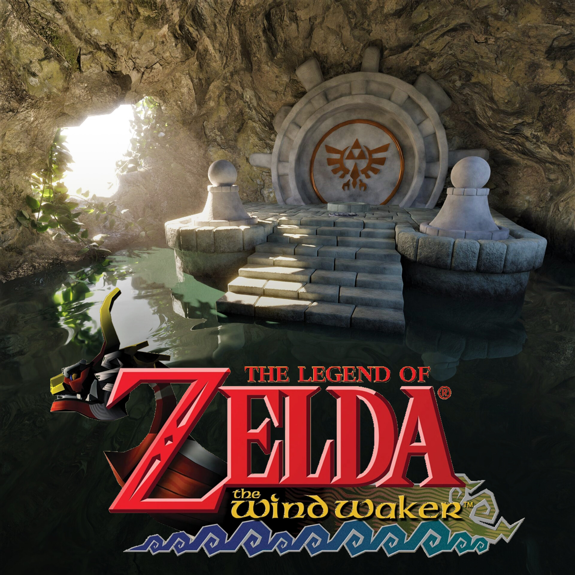 The Legend of Zelda: The Wind Waker GameCube Box Art Cover by Pan