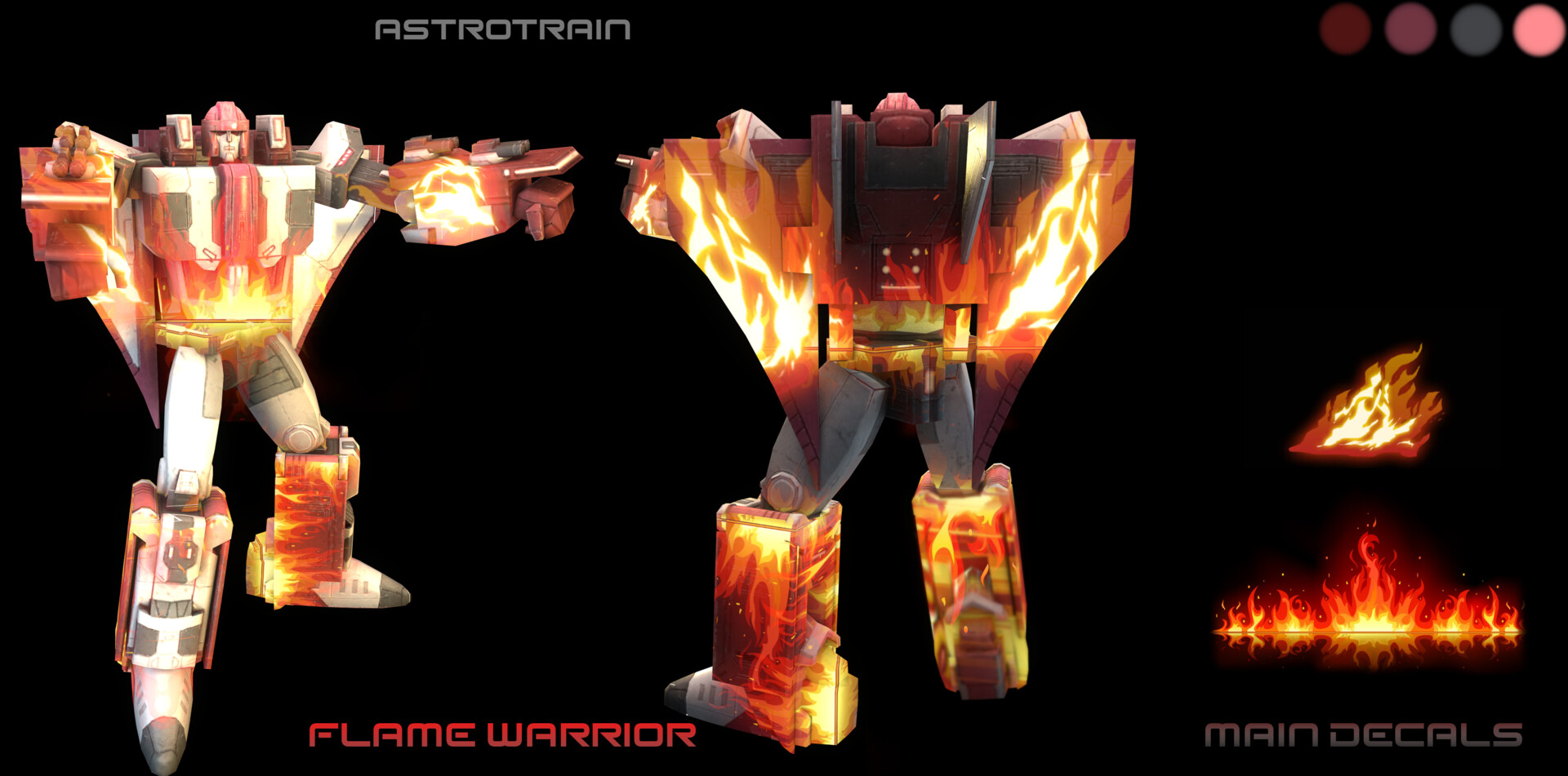 ArtStation Transformers game skins ideas (concept arts)