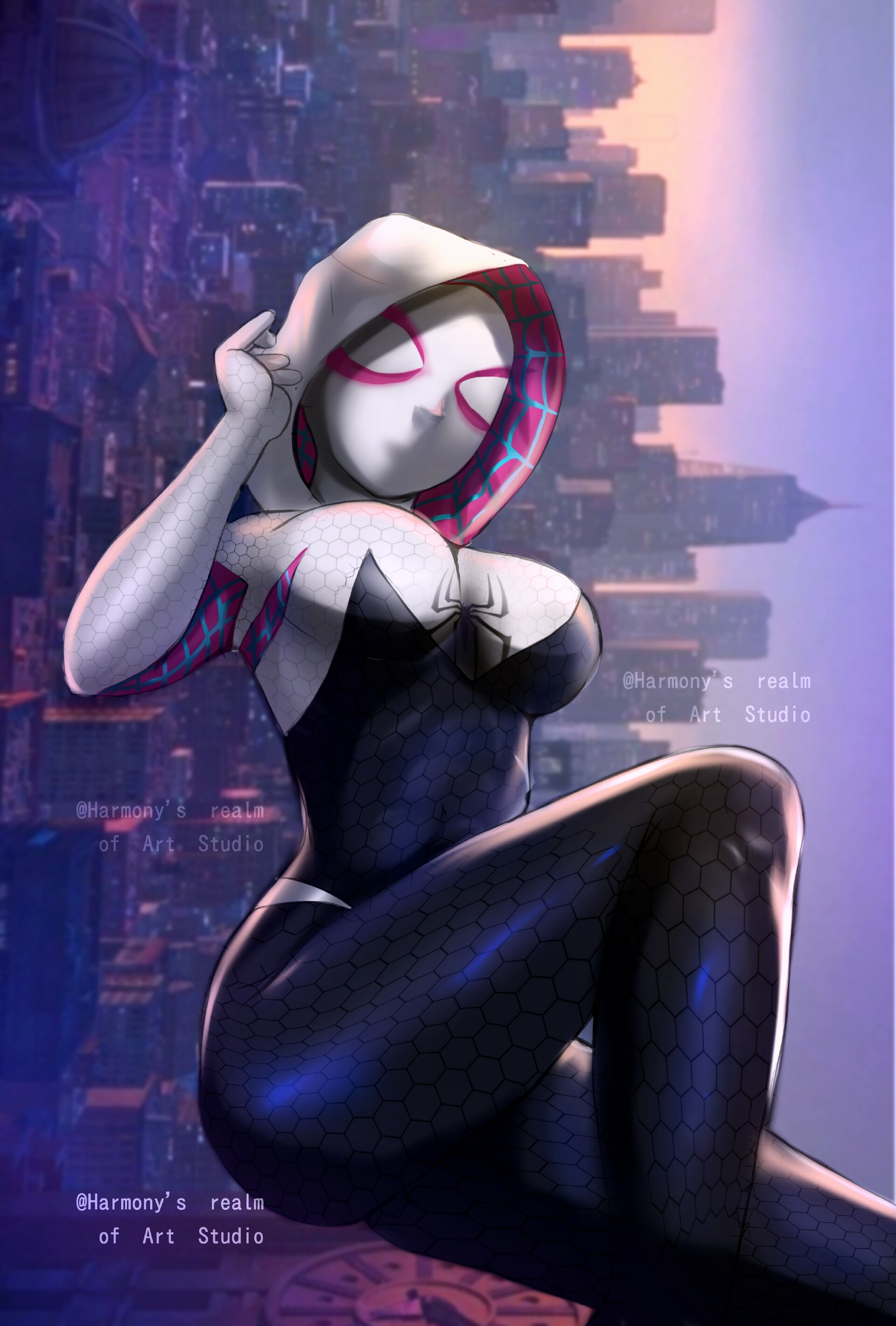 ArtStation - Spider Gwen Illustration