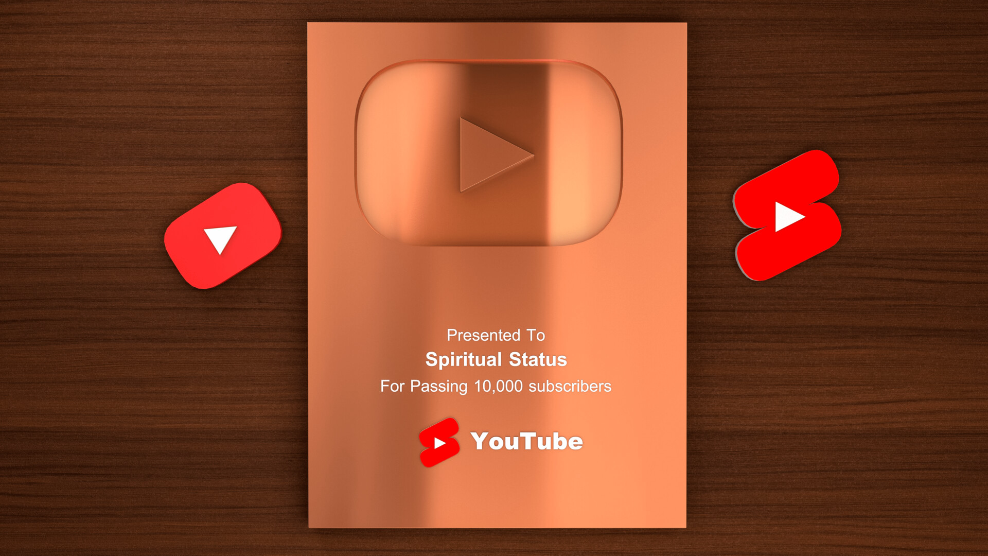 ArtStation Youtube Broze Play Button