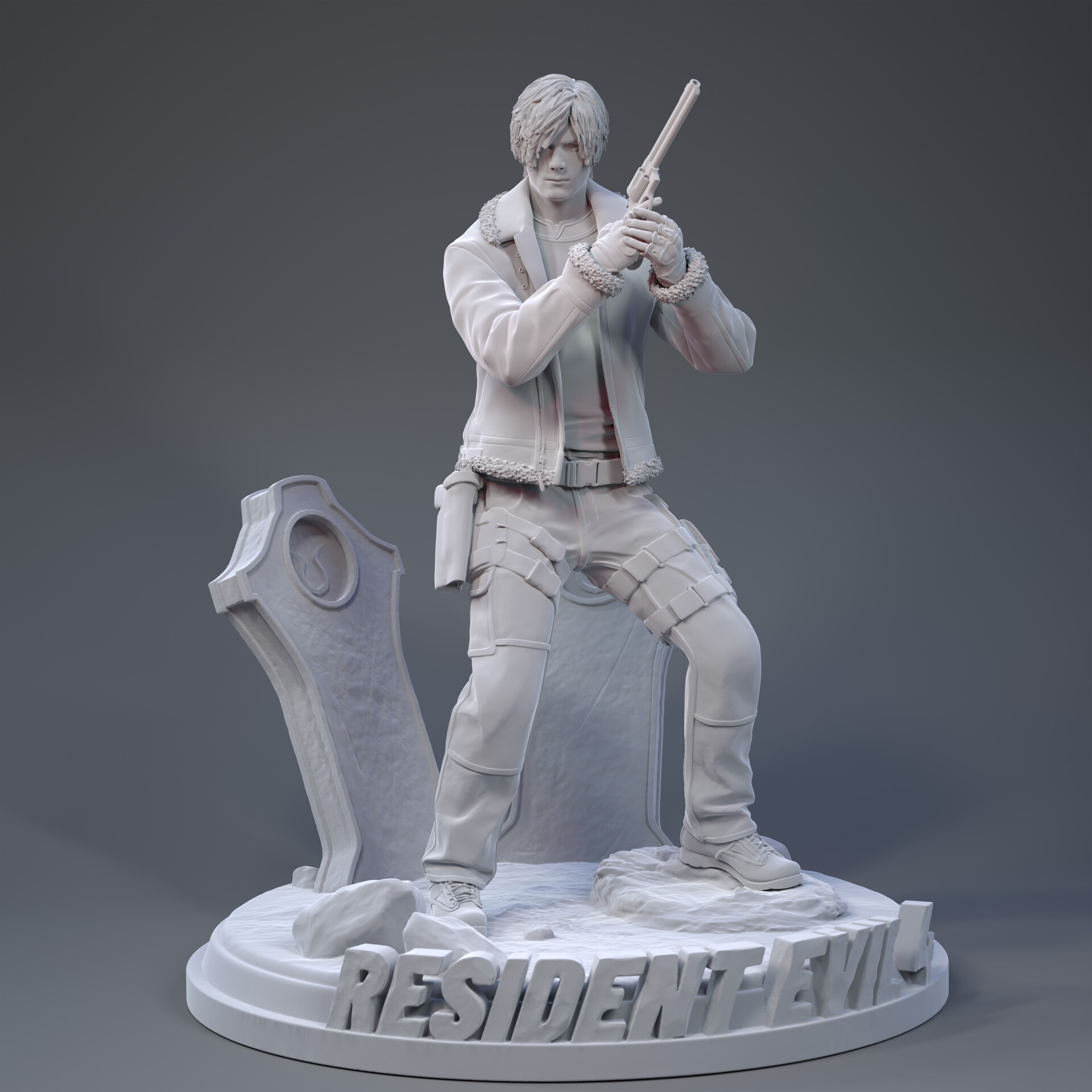 ArtStation - Leon S kennedy Action Figure