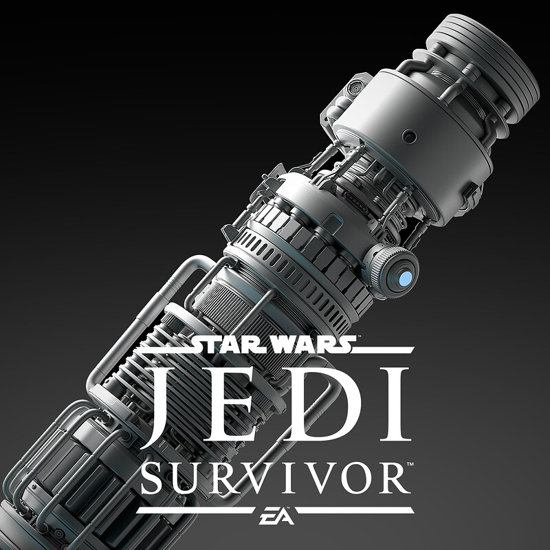 Star Wars Jedi: Survivor - Assembly Lightsaber Set High Poly