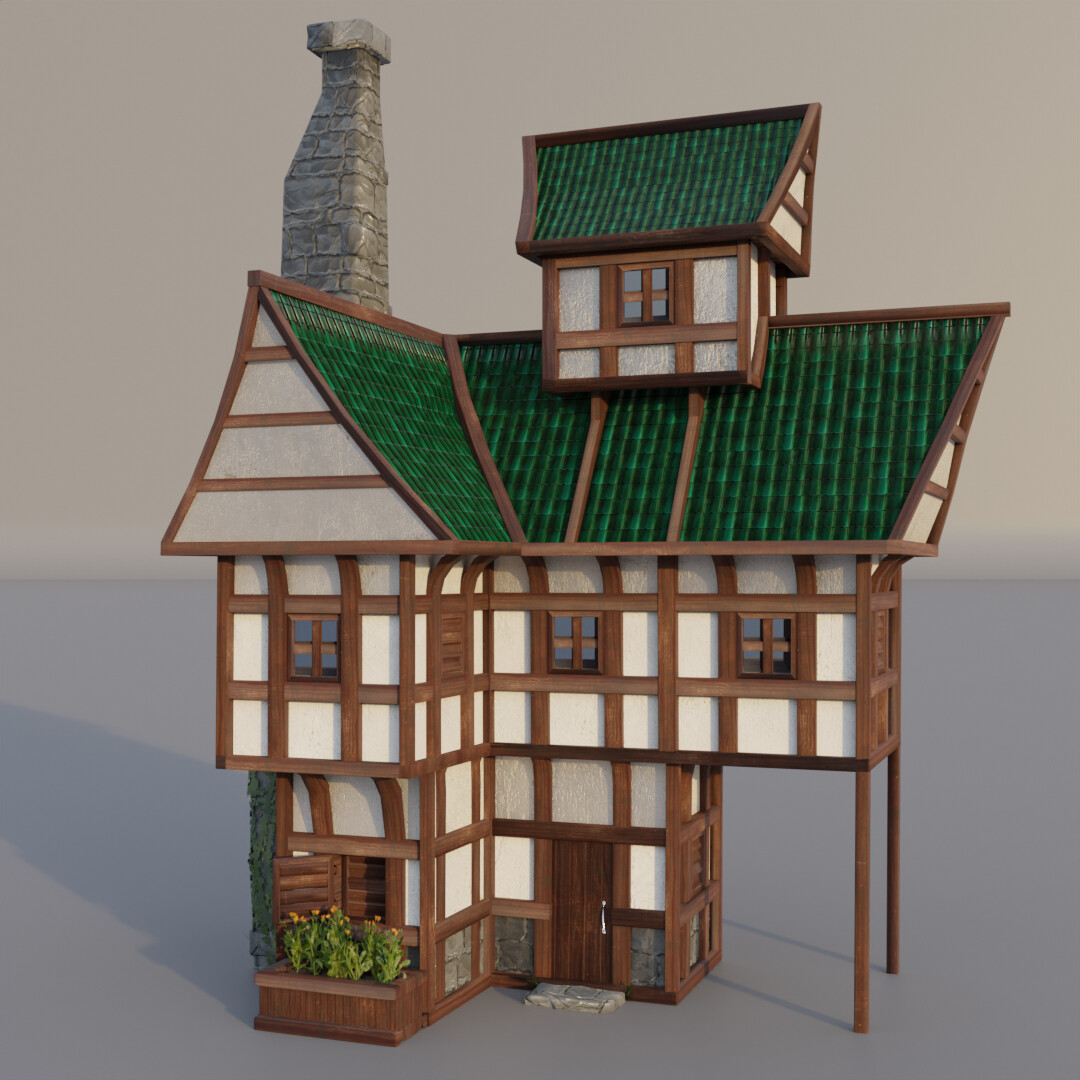 ArtStation - Medieval house