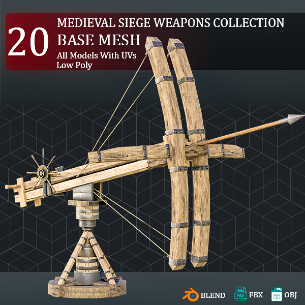 ArtStation MEDIEVAL SIEGE WEAPONS COLLECTION