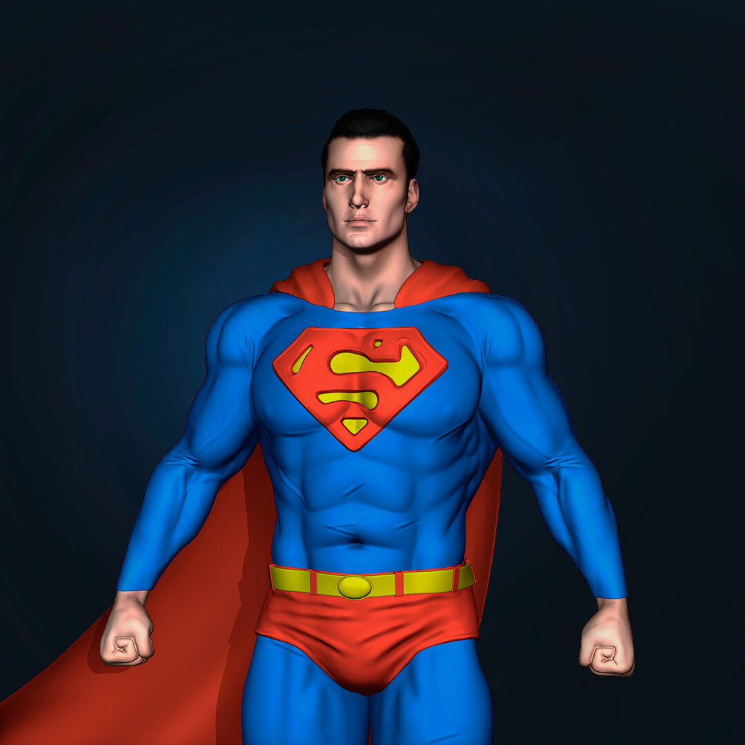 ArtStation - Superman Sculpt