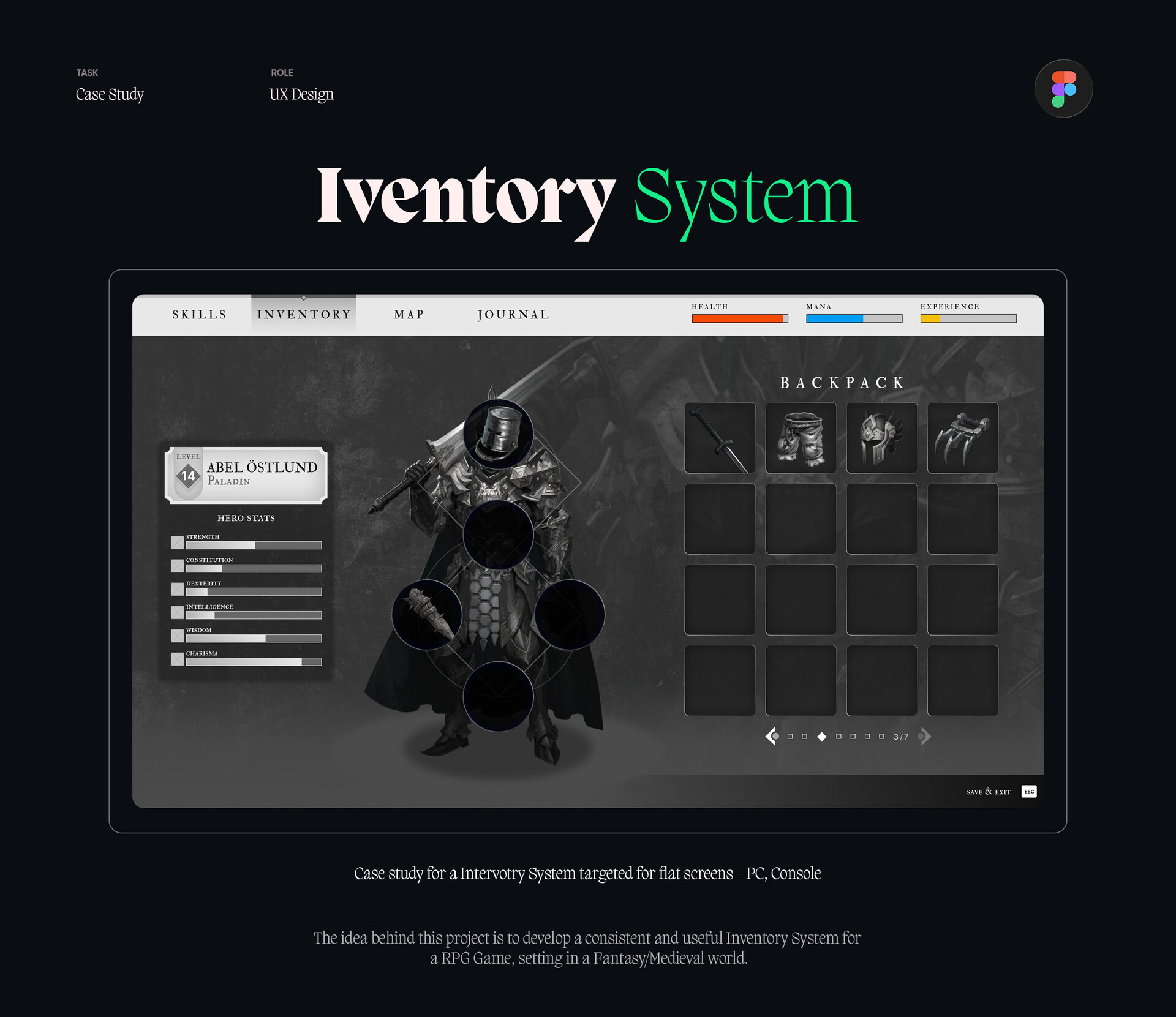 ArtStation - UX Case Study for Inventory System
