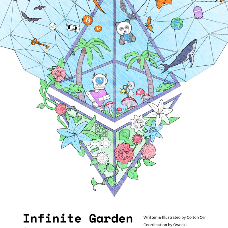 Infinite Garden Coloring Book