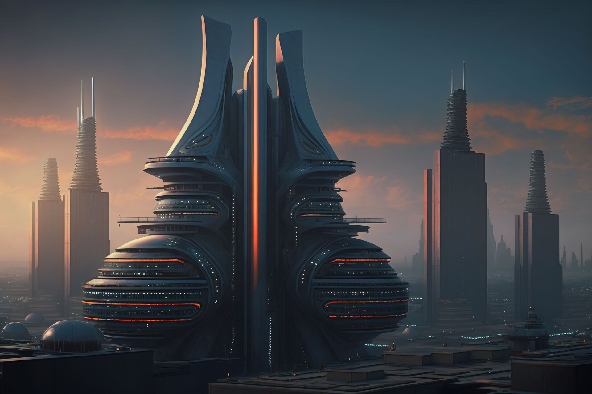 ArtStation - Futuristic City