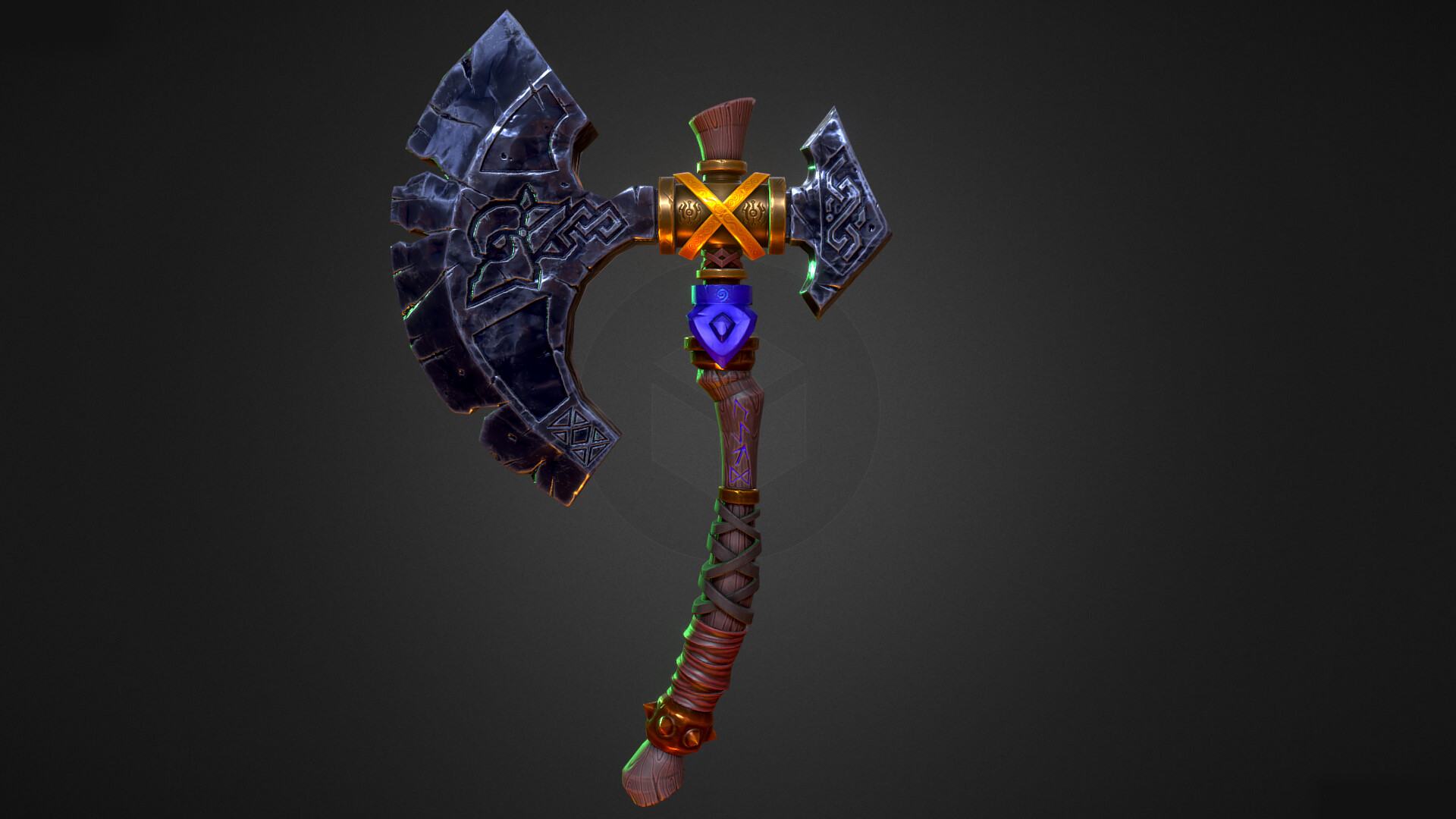 ArtStation - stylized axe