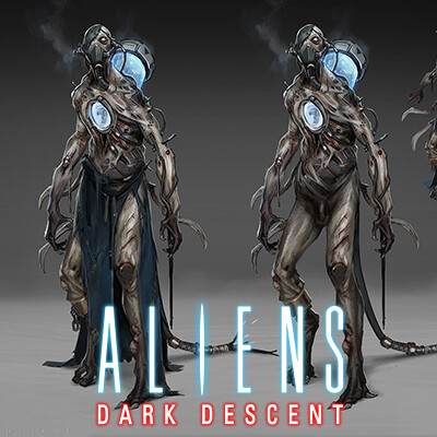 Ennemies for Aliens dark descent : The Fanatics, Androids, Weyland yutani Commando