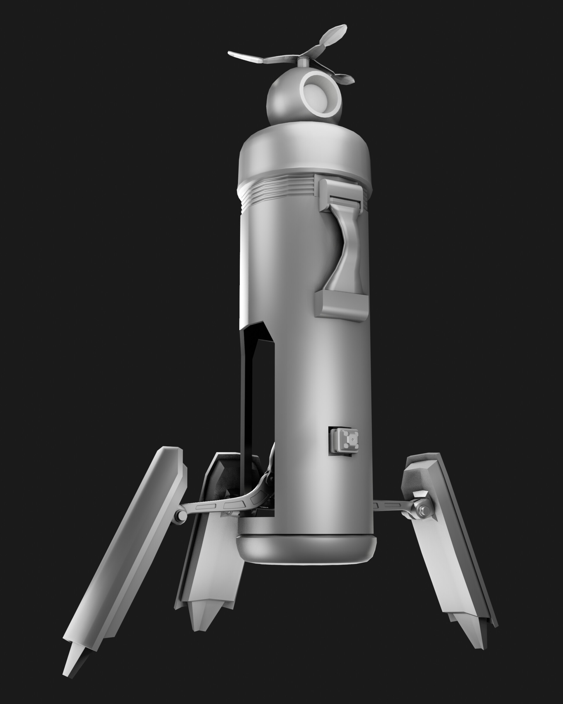 ArtStation - BOTTLE ROBOT (Blender Rig)