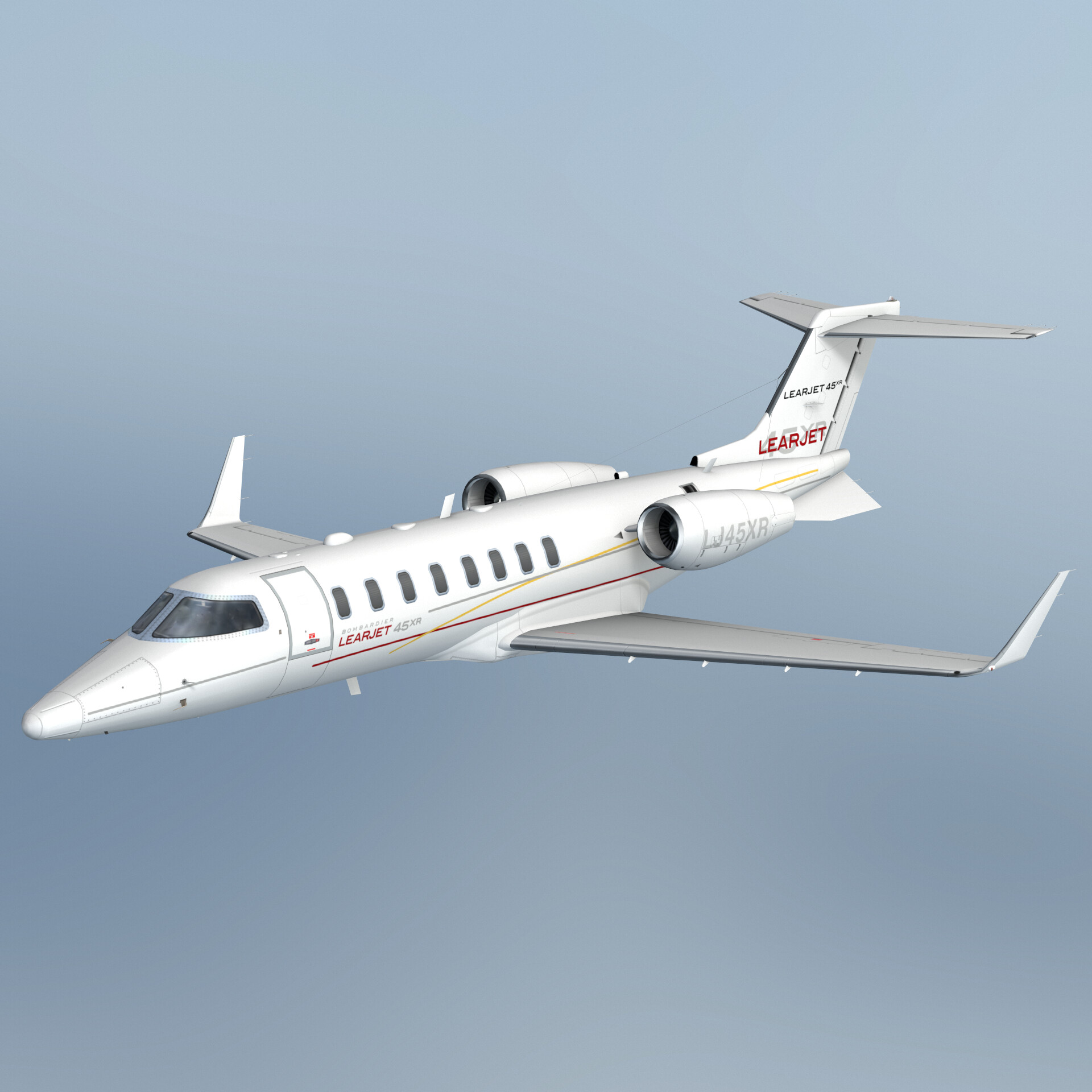 ArtStation Bombardier Learjet 45XR