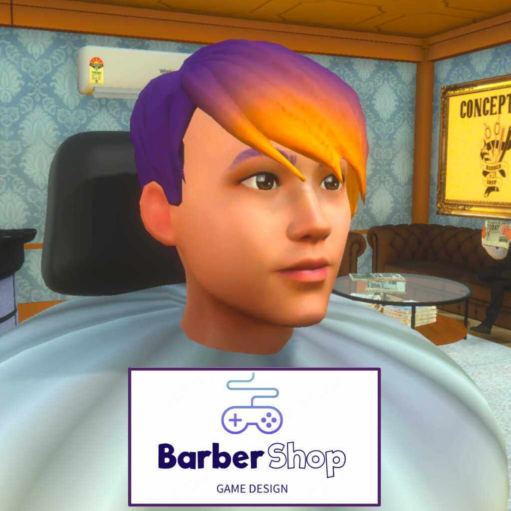 ArtStation - Hair Chop 3d: Barber Shop Game