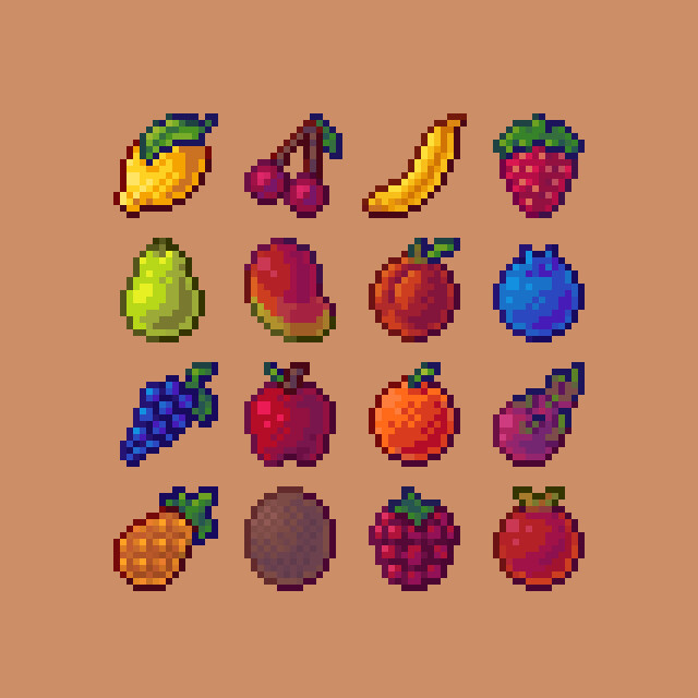 ArtStation - Fruits icons