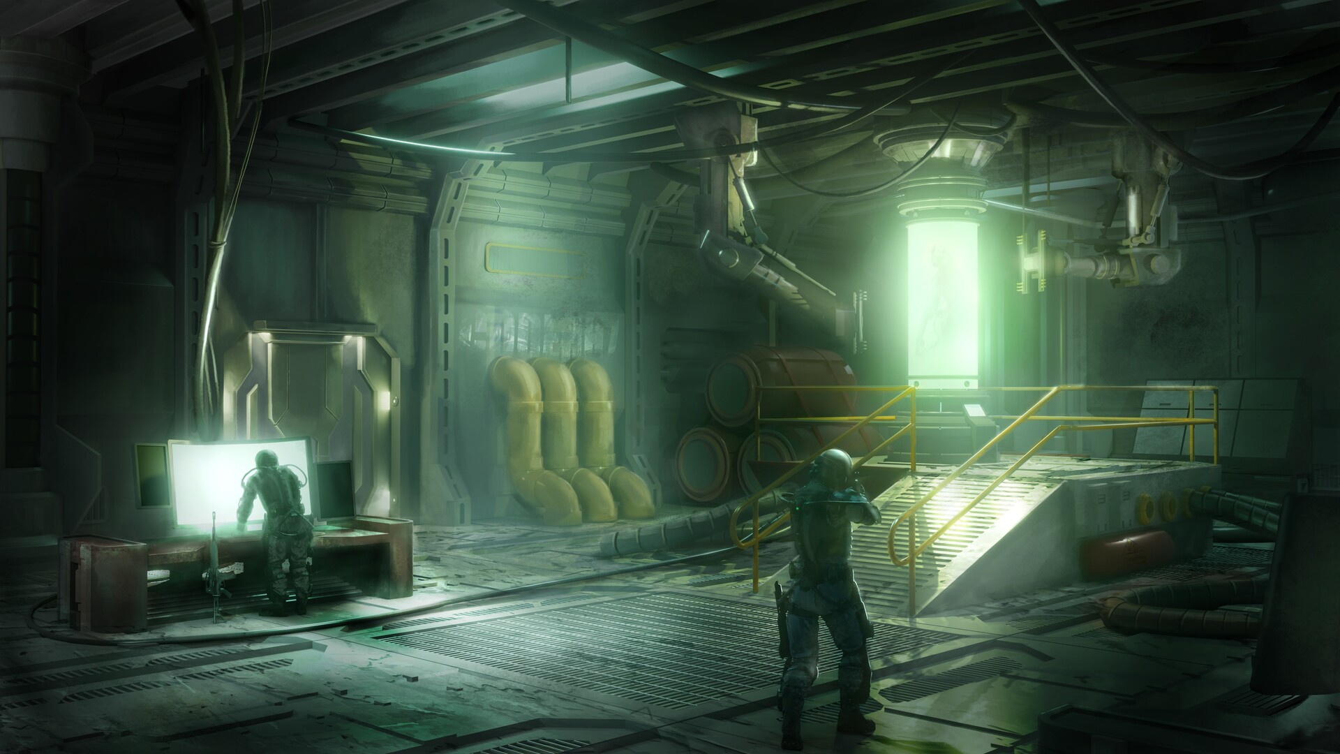 ArtStation - Cryogenic Lab