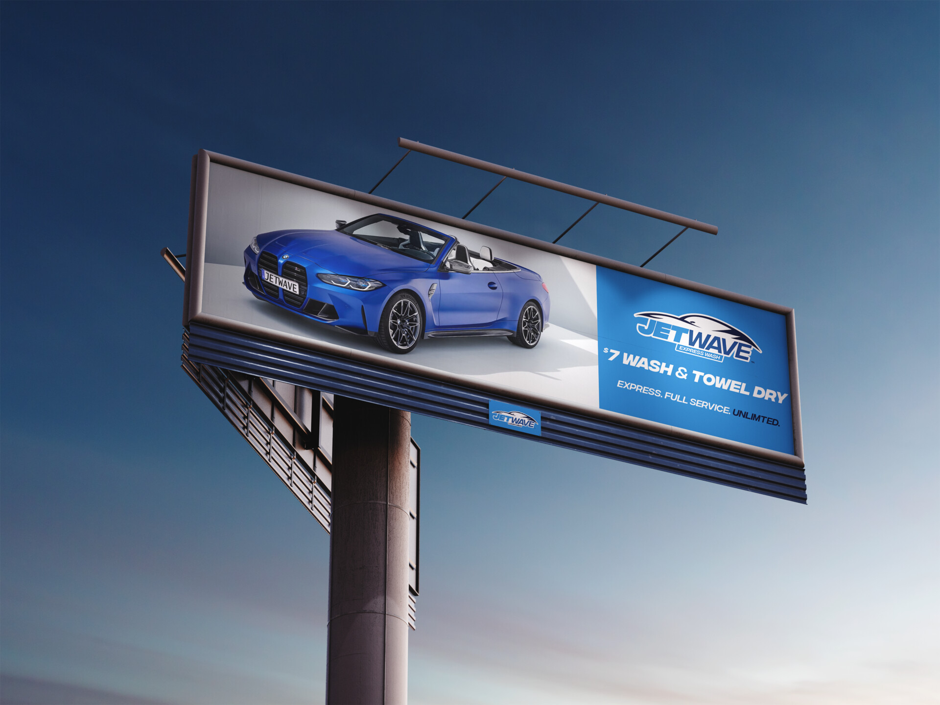 ArtStation JetWave Car Wash Branding & Architectural Design