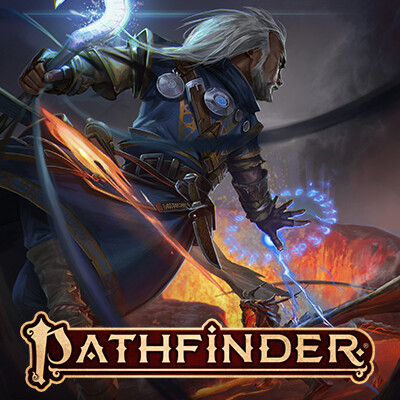 Pathfinder : Iconic Wizard vs Magma Dragon