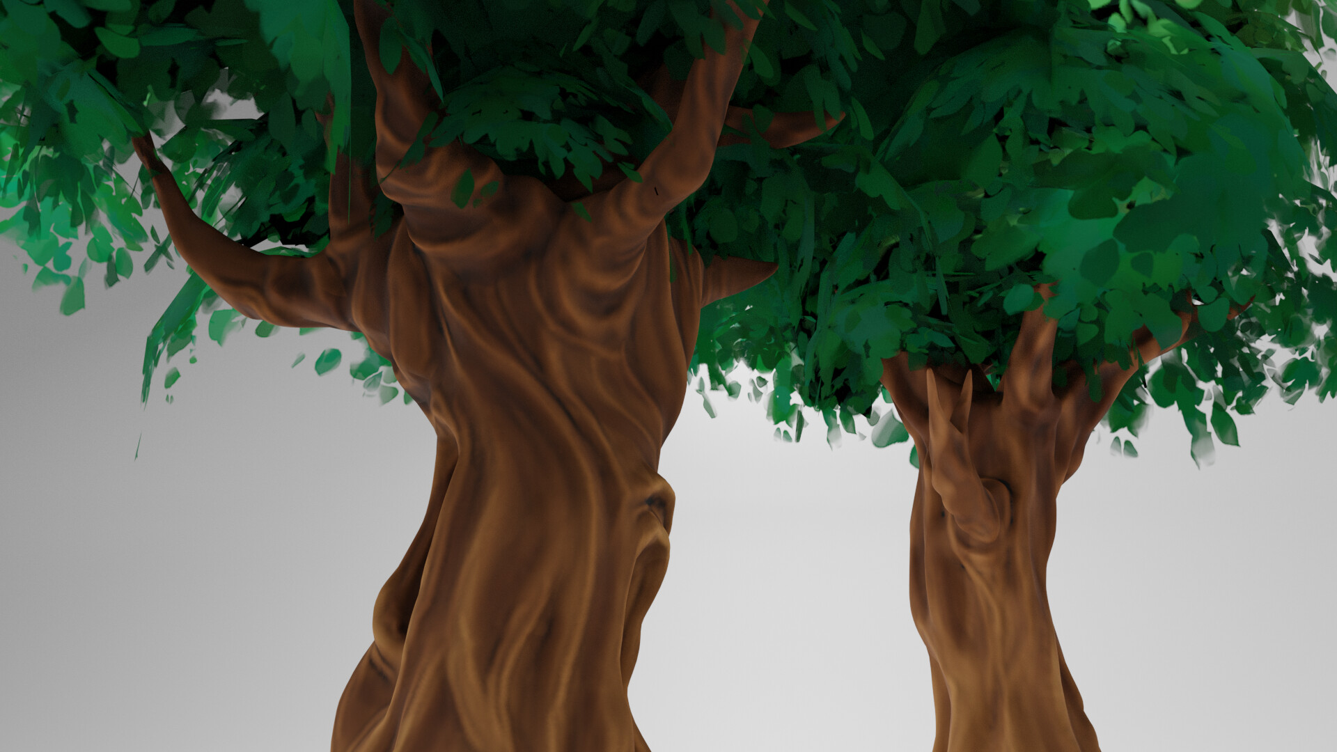 ArtStation - Stylized Low Poly Trees