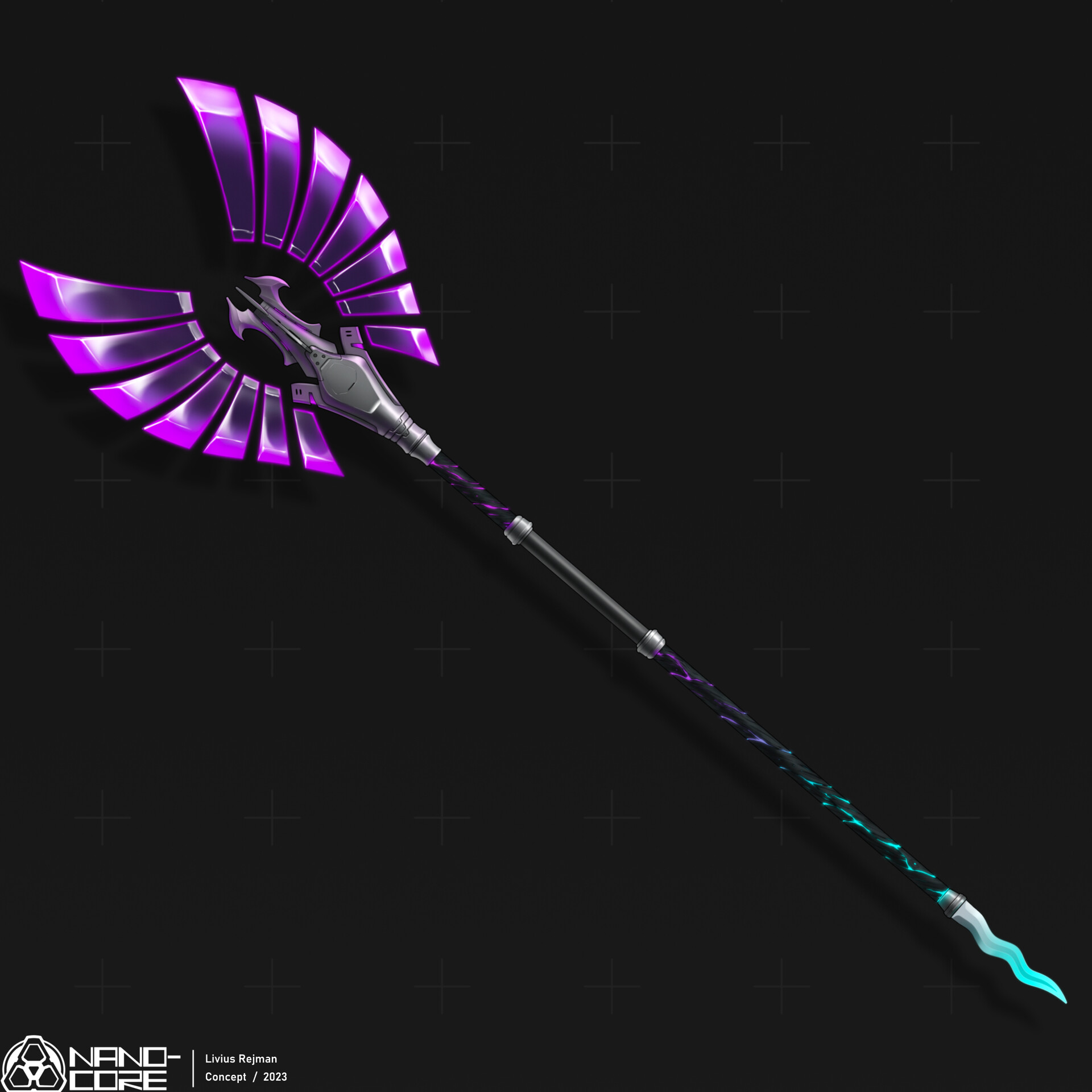 ArtStation - Sci-Fantasy Gun Halberd