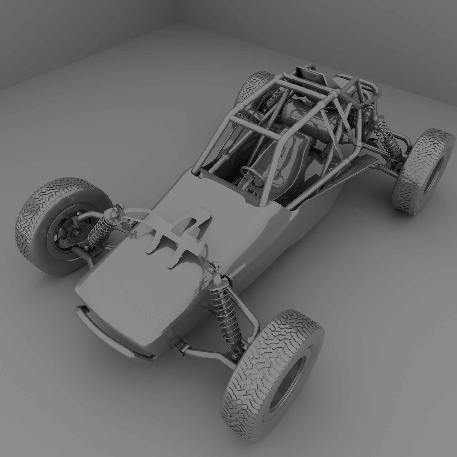 ArtStation - 3d buggy model done with maya