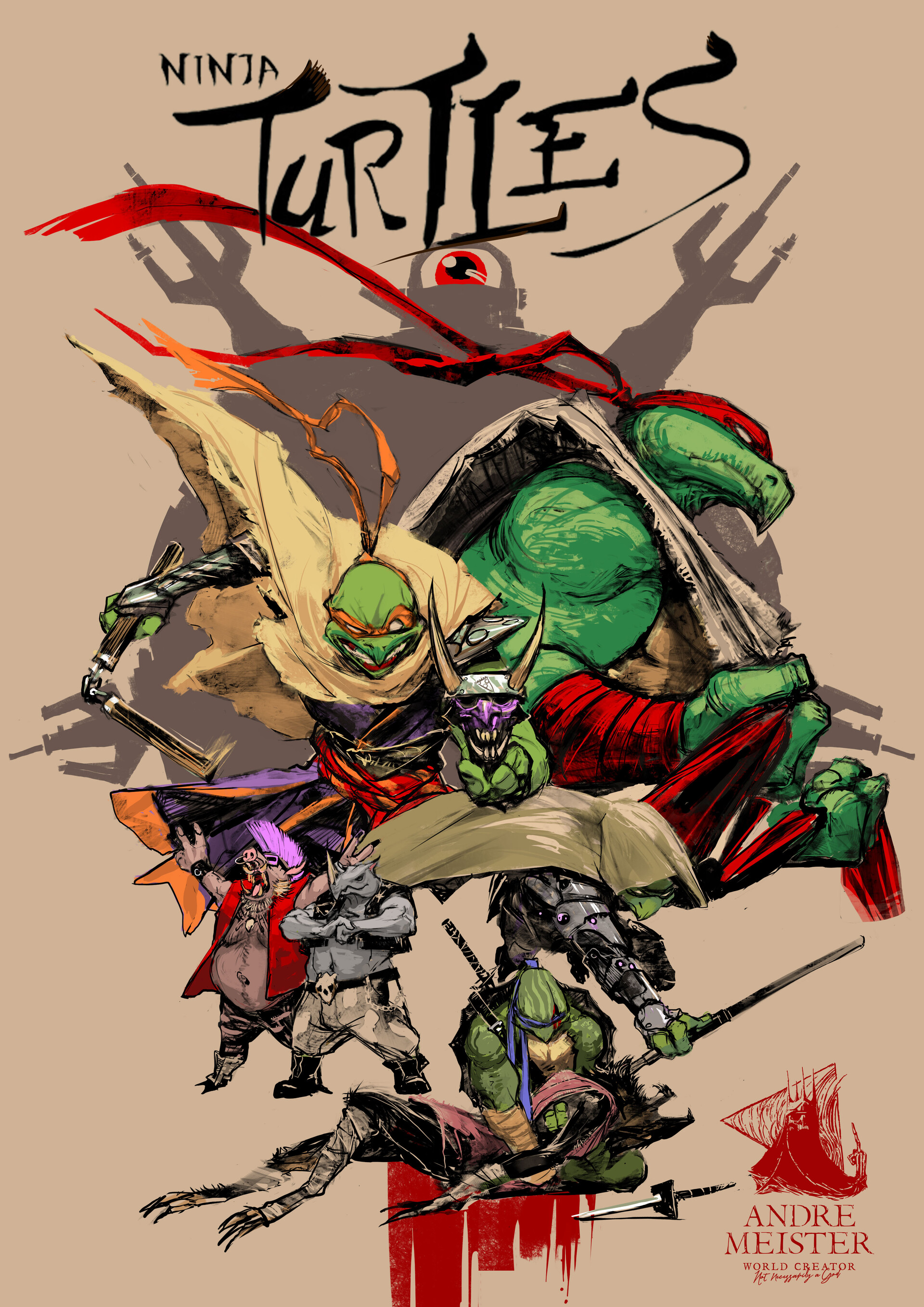 ArtStation - Ninja Turtles