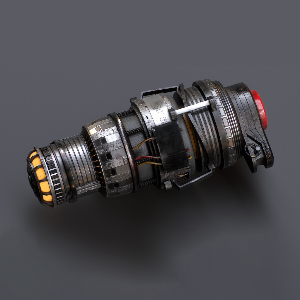 ArtStation - Vibranium Grenade