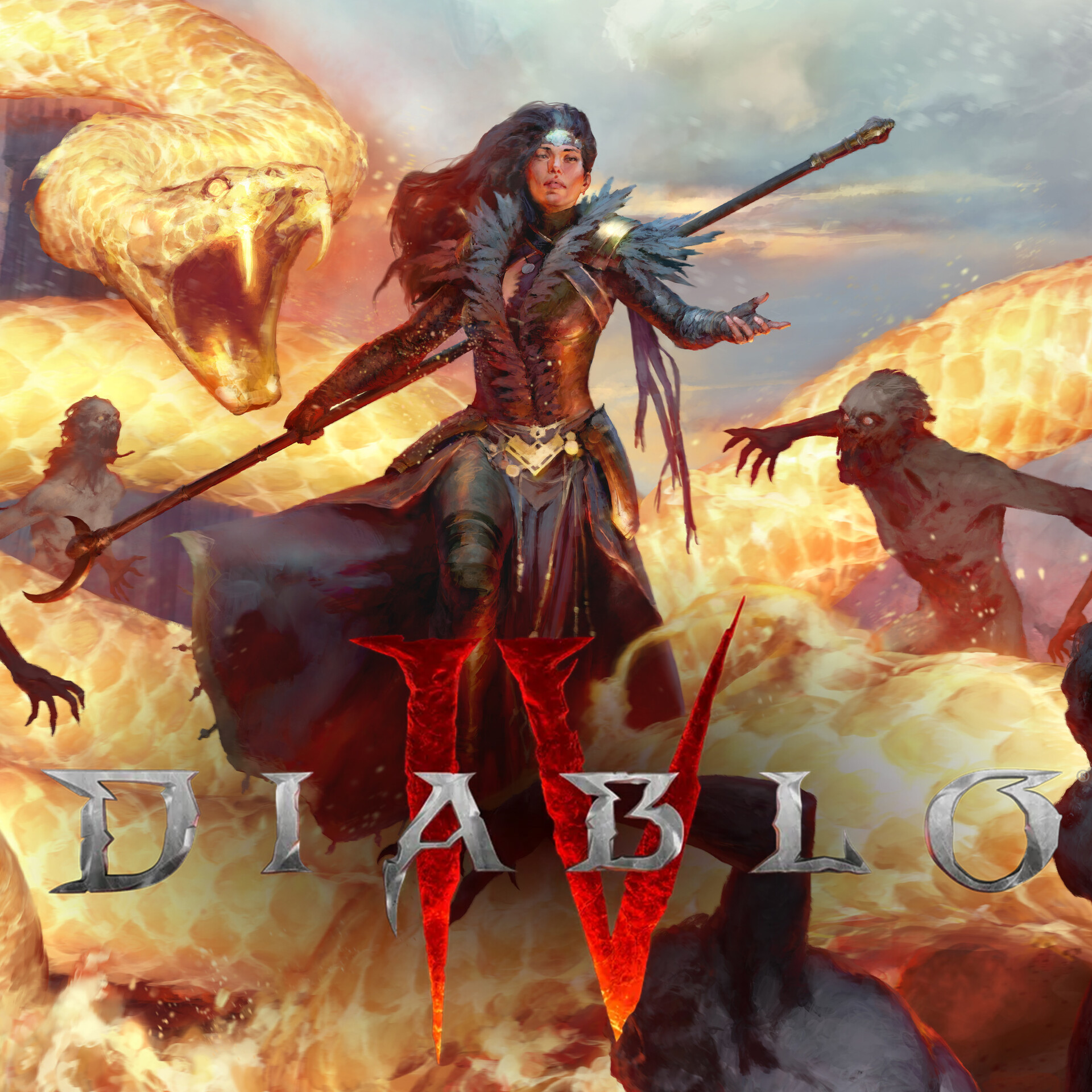 ArtStation - Diablo IV Sorceress Key Art