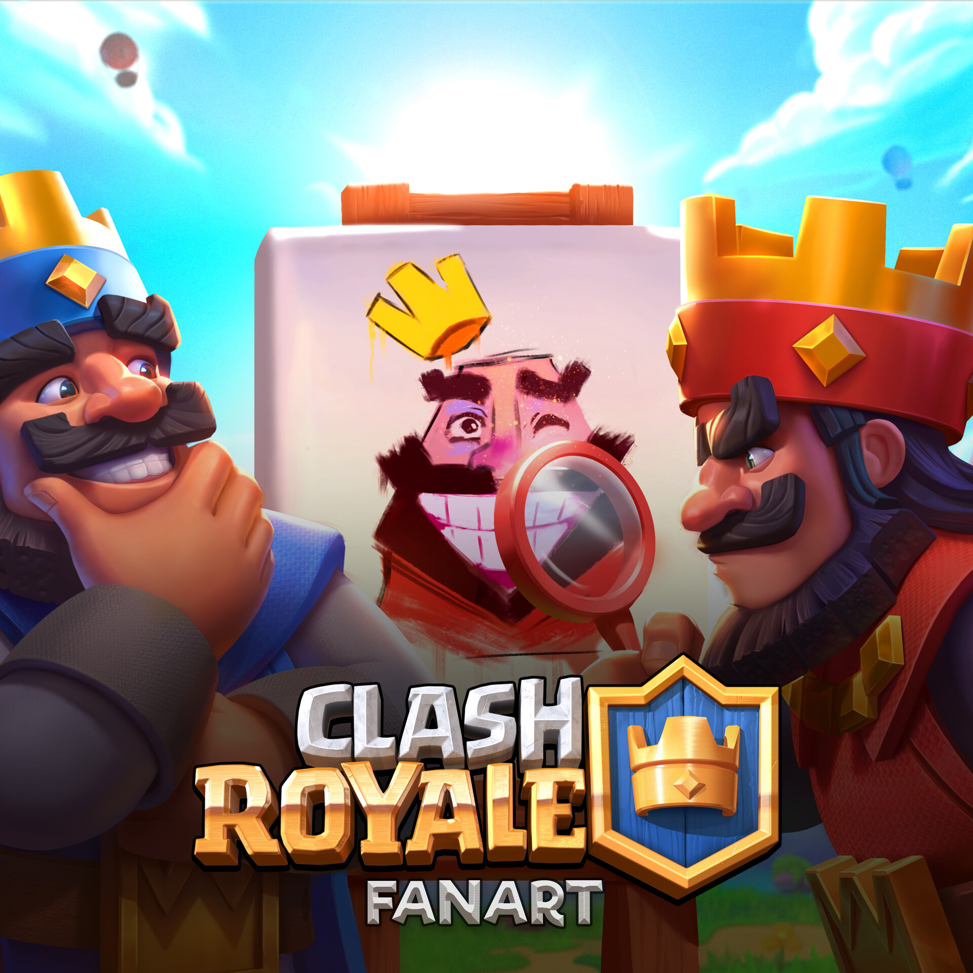 ArtStation - Clash Royale King Fan Art