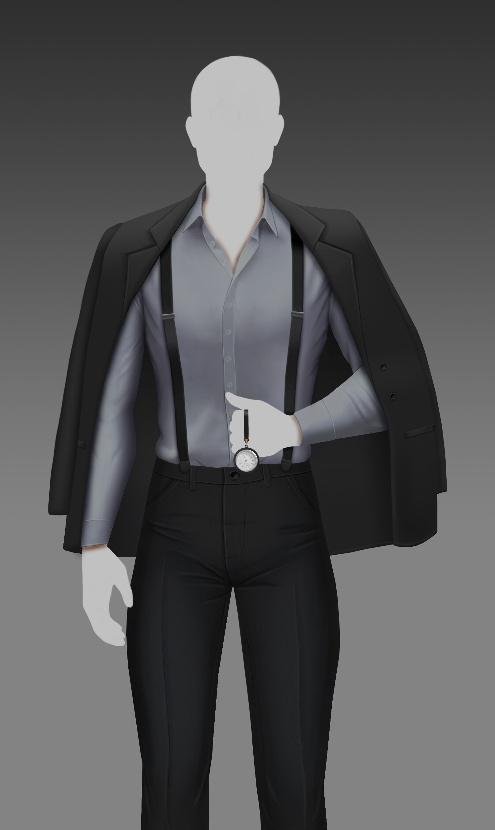 ArtStation - Clothing for visual novel characters