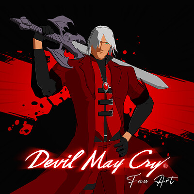 ArtStation - DmC Dante reboot - pixel art