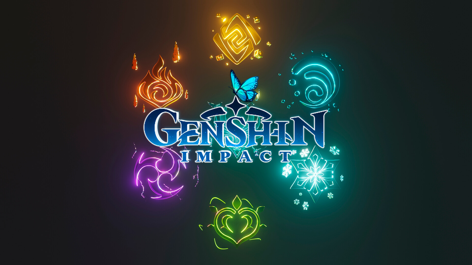 ArtStation - GENSHIN IMPACT - ELEMENTS 3D