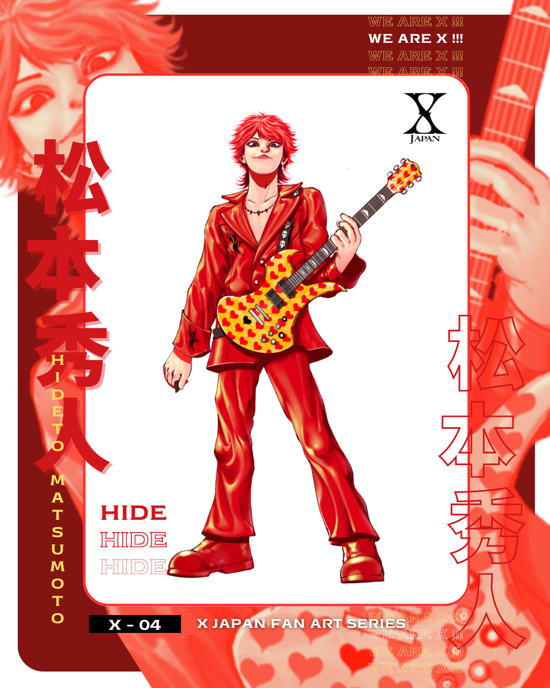 Hideto Matsumoto (hide)- XJAPAN By Divadonna224 On, 45% OFF