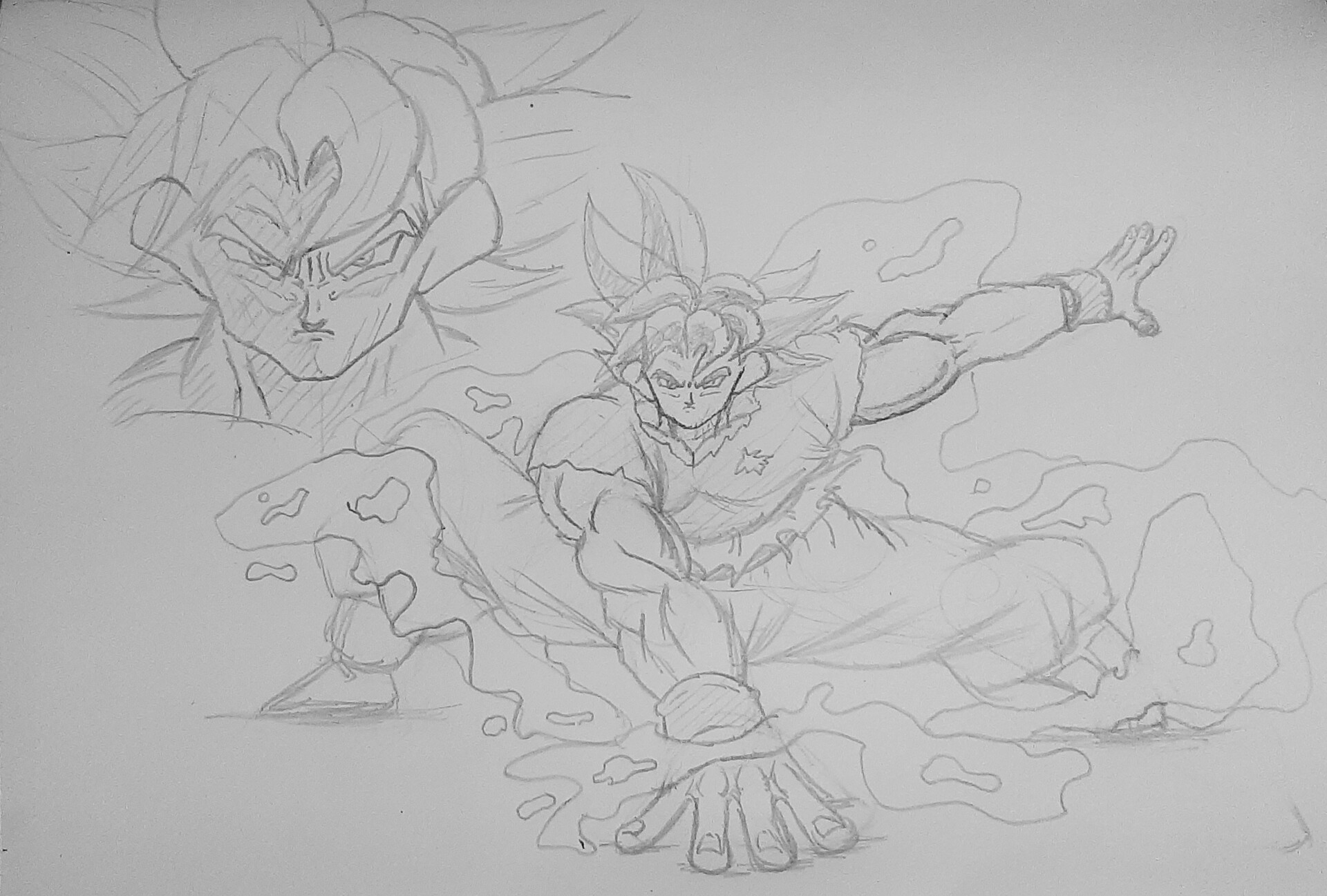 ArtStation - ui goku doodle