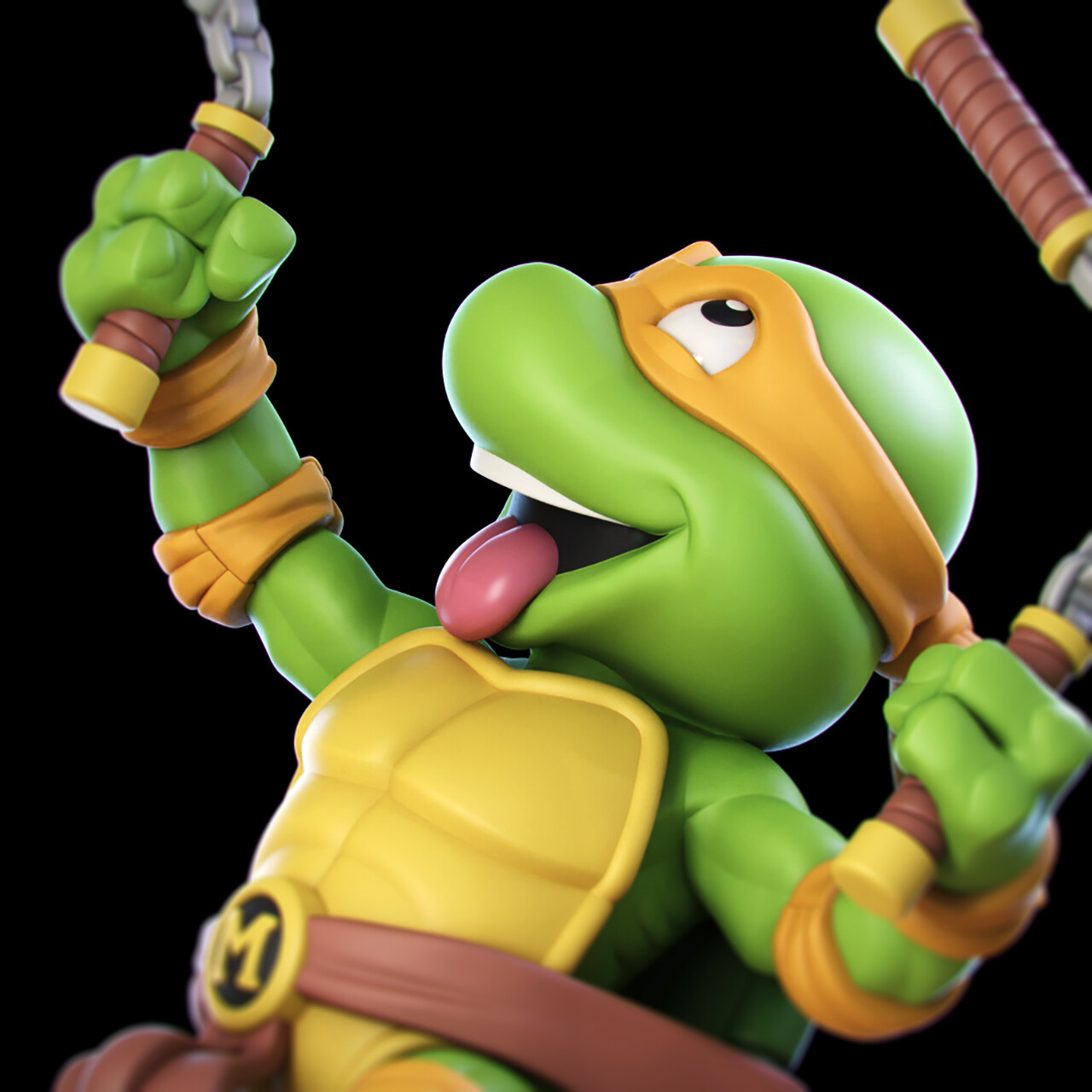 TMNT Mikey - Pizza Party Q-Fig