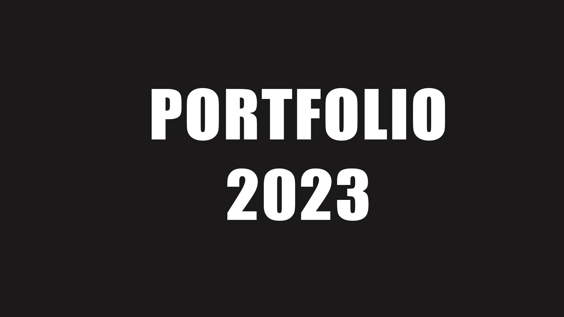 ArtStation PORTFOLIO 2023 artstation-portfolio-2023