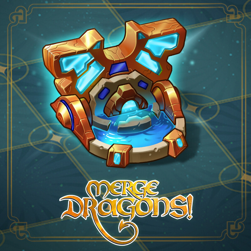 ArtStation Merge Dragons! Arcadia Fountain Game Items