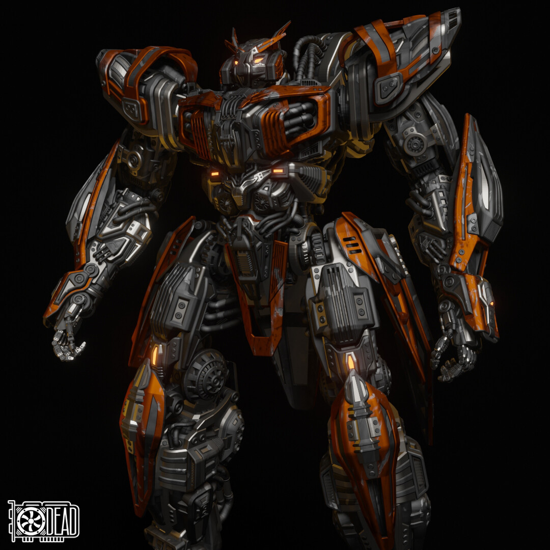 ArtStation - Blender Modeling Robot/Mecha+Timelapse Video - IRONTROOPER ...