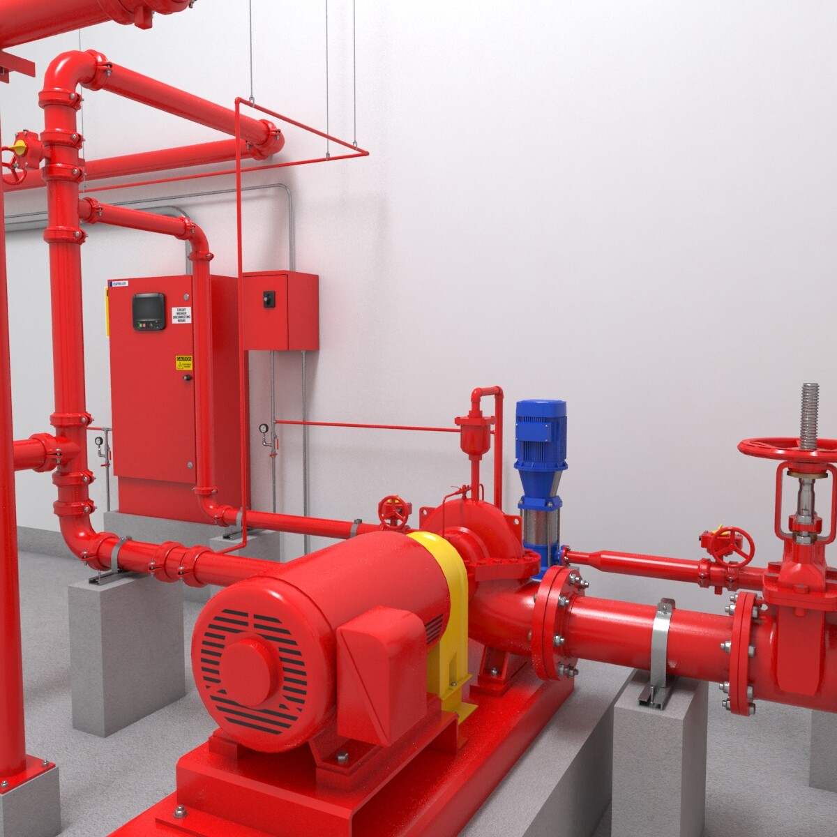 ArtStation - Fire Protection System