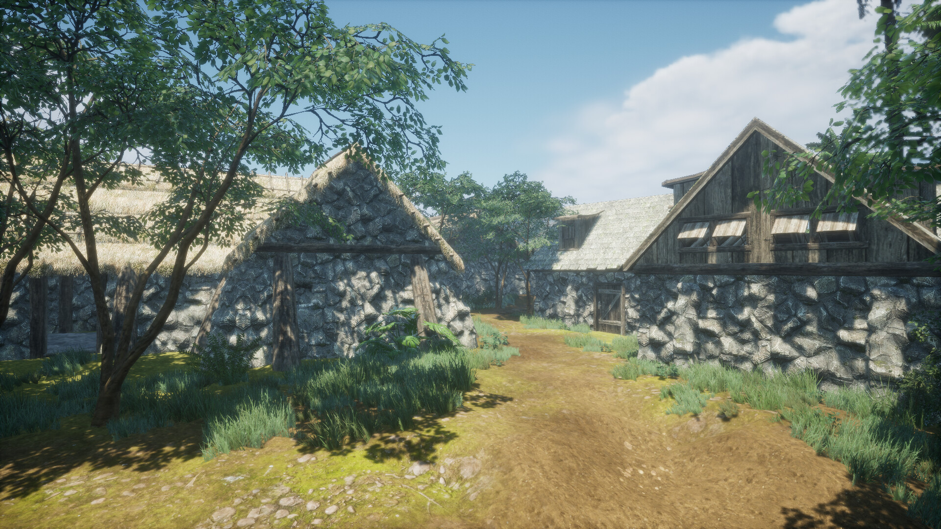 ArtStation - Medieval village environment level art