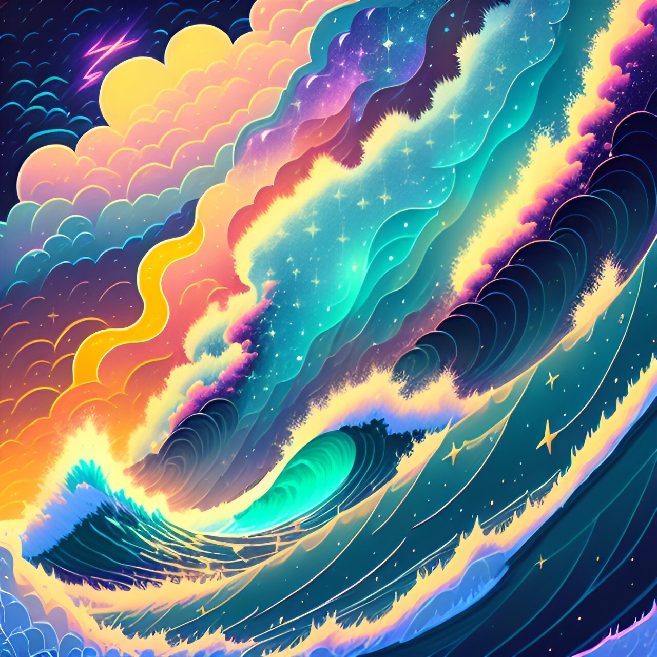 ArtStation - Progression of waves