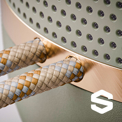 Substance 3D - Procedural Colorways - Speaker Round