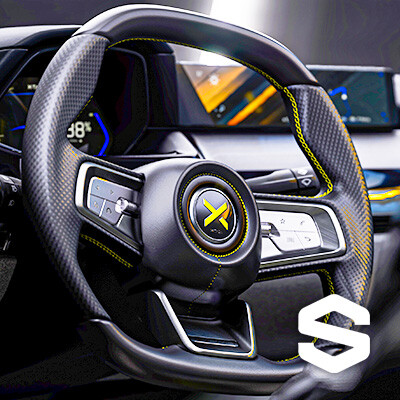 X-TAON - The Show Car - Interior Steering