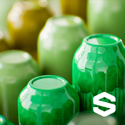 Substance 3D - Interior Rainbow - Crockery