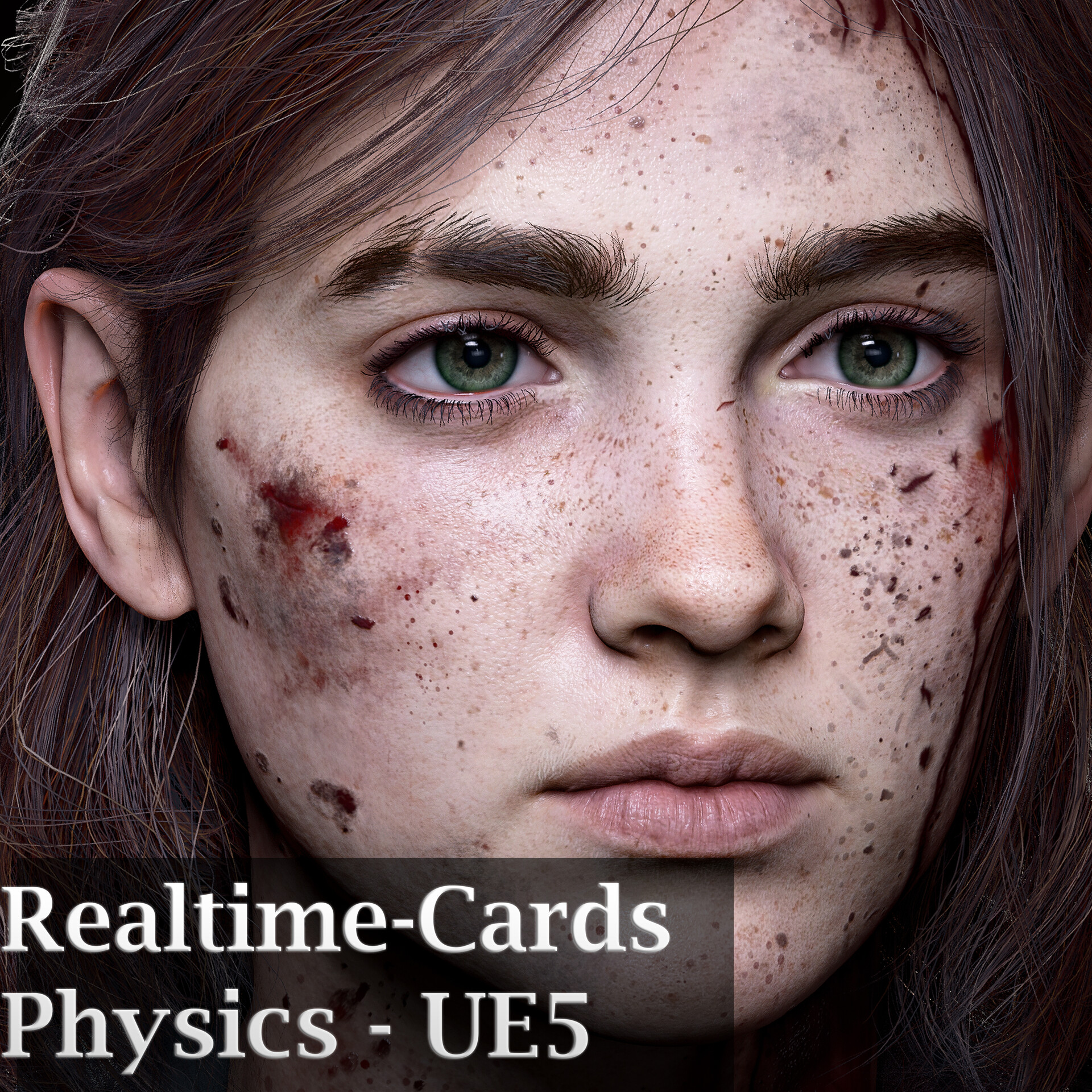 ArtStation - Real-time Hair Cards Physics - Last of us Ellie - UE5