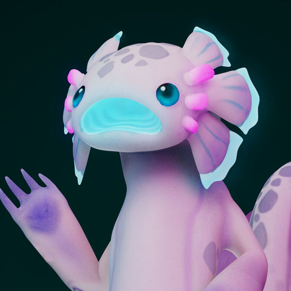 Artstation - Axolotl Character Creation