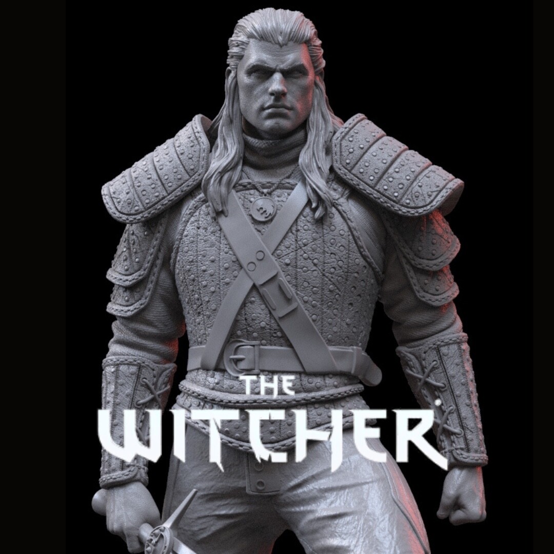 ArtStation - Geralt of Rivia- The Witcher fanart
