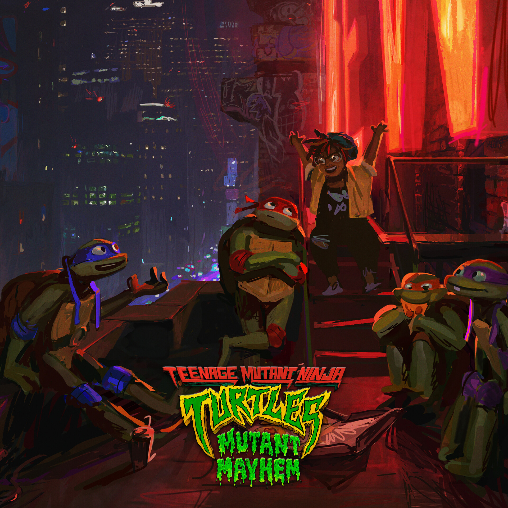 ArtStation - Alternative Poster for TMNT Mutant Mayhem