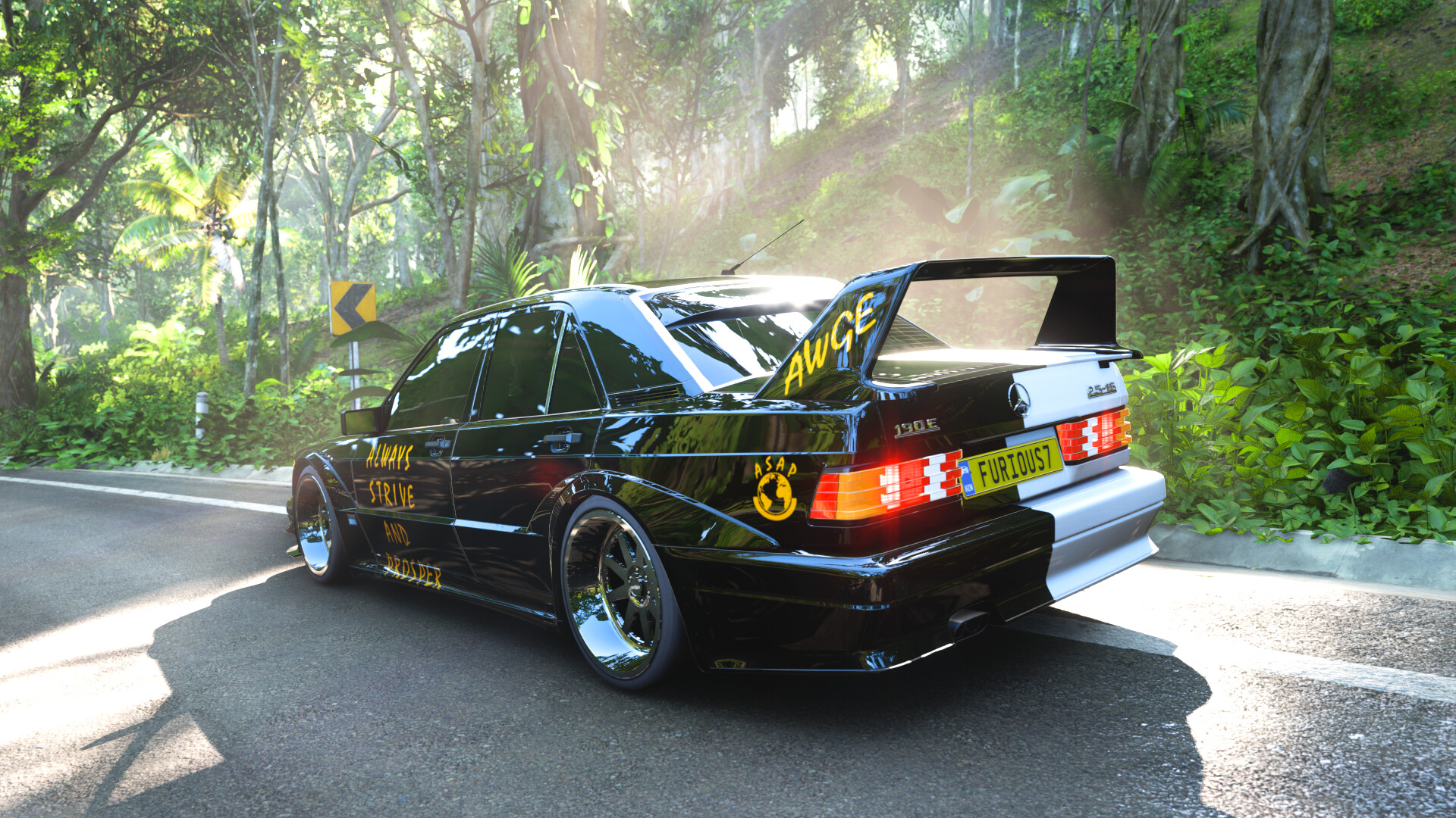 Mercedes Benz 190e ASAP Rocky