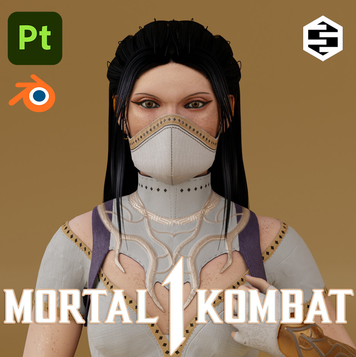 ArtStation - Kitana Mortal Kombat 1