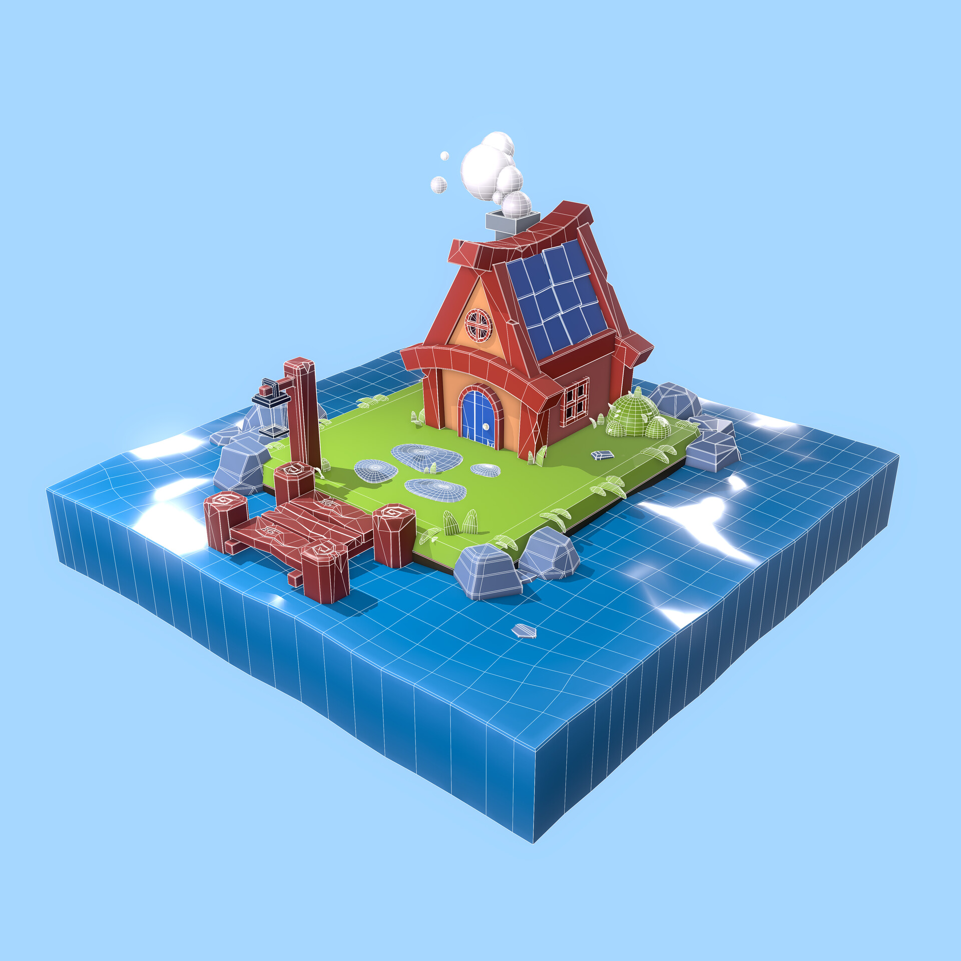 ArtStation - Isometric island